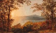 Sunset, Hudson River Jasper Cropsey